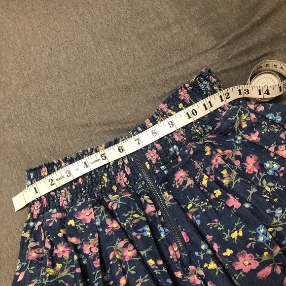 HWY Jeans Floral Zip Skirt - Picture 3 of 3